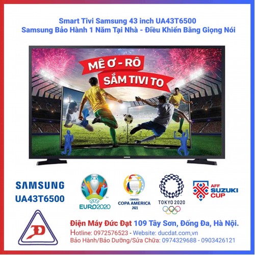 Tivi Samsung Smart UA43T6500 43 inch Mới 2020 Tivi Samsung Smart UA43T6500 43 inch Mới 2020